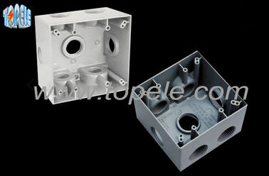 Rectangle Aluminum Electrical Box , Switch Electrical Box Outdoor