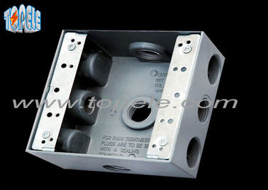Square Weatherproof Electrical Boxes 3 Hole One Gang Outlet Fitting Accessory