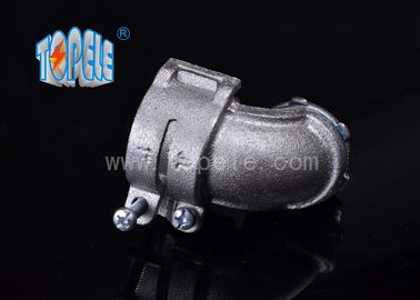 Flexible Conduit and Fittings Metal Zinc Squeeze Angle Connectors / 90 Degree Steel Squeeze Connector