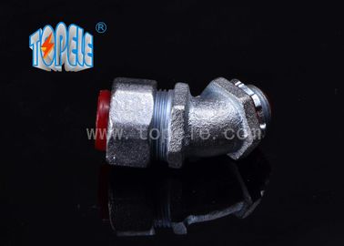 Liquidtight Flexible Conduit And Fittings , Liquid Tight 90 Degree Angle Connector Zinc