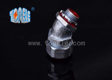 Liquidtight Flexible Conduit And Fittings , Liquid Tight 90 Degree Angle Connector Zinc