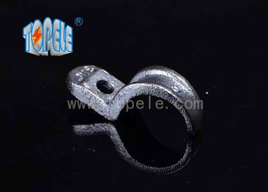 Malleable Iron Pipe Clamp , IMC Conduit And Fittings One Hole Conduit Strap