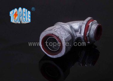 Liquidtight Flexible Conduit And Fittings , 90 Degree Angle Connector Malleable Iron