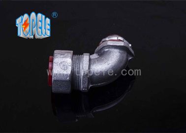 Liquidtight Flexible Conduit And Fittings , 90 Degree Angle Connector Malleable Iron