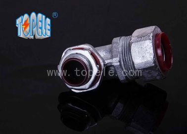 Liquidtight Flexible Conduit And Fittings , 90 Degree Angle Connector Malleable Iron
