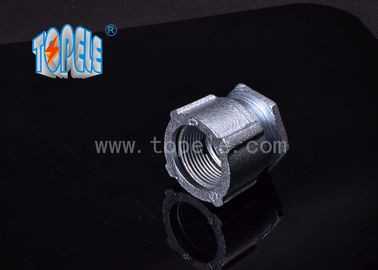 Zinc Plated Malleable Iron Three Piece Coupling For Threaded Rigid Conduits / IMC Conduits
