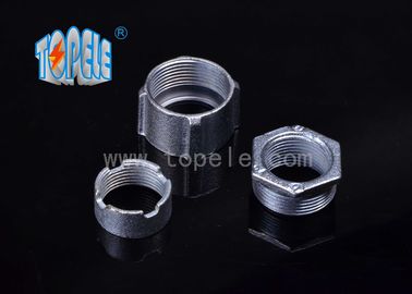 Zinc Plated Malleable Iron Three Piece Coupling For Threaded Rigid Conduits / IMC Conduits