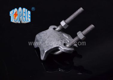 Rigid Angle Conduit Fittings With Pipe Clamp , Malleable Iron Rigid Angle Clmap