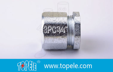 3/4 Inch IMC Conduit And Fittings , Three Piece Malleable Iron Coupling