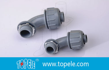 3/4&quot; Nonmetallic Nylon Flexible Conduit Fittings 90 Degree Connector For Liquid Tight