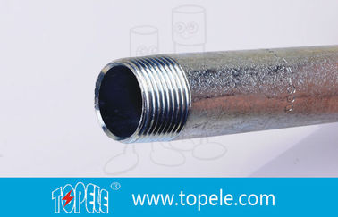 1 / 2&quot;- 2&quot; Electrical Galvanized Rigid Electrical Conduit Nipple  Fittings