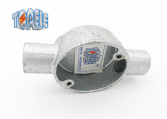 BS4568/BS 31 circular box two- through way Malleable iron/ Aluminum GI conduit fitting