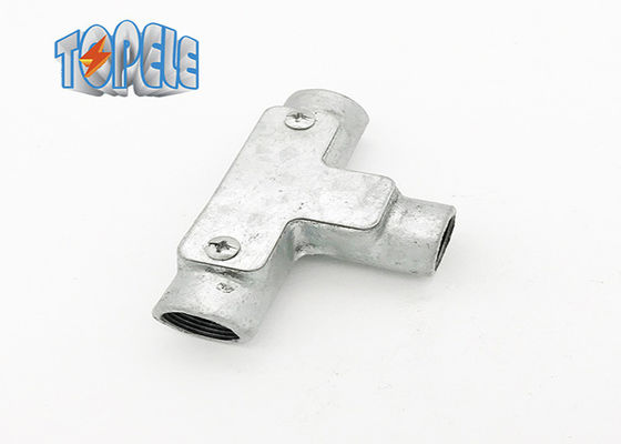 Malleable Iron BS4568 Conduit And Fittings Channel Inspection Tee Elbow