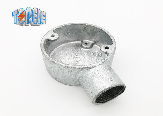 BS4568 Circular Gi Conduits And Accessories Malleable One Way Terminal Box