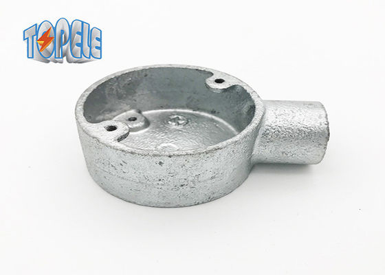 BS4568 Circular Gi Conduits And Accessories Malleable One Way Terminal Box