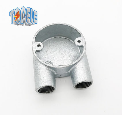 Branch 2 Way U Malleable Iron Box BS4568 Conduit Fitting Hot Dip Galvanized