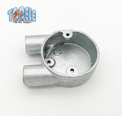 Branch 2 Way U Malleable Iron Box BS4568 Conduit Fitting Hot Dip Galvanized