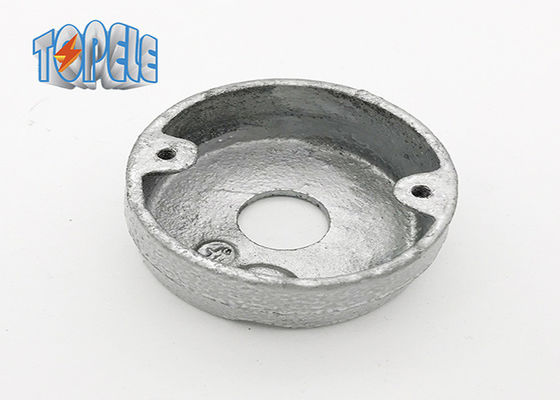 BS Gi Conduit Fittings Malleable Iron Hot Dip Galvanized Loop In Boxes 1- 4 Konckouts