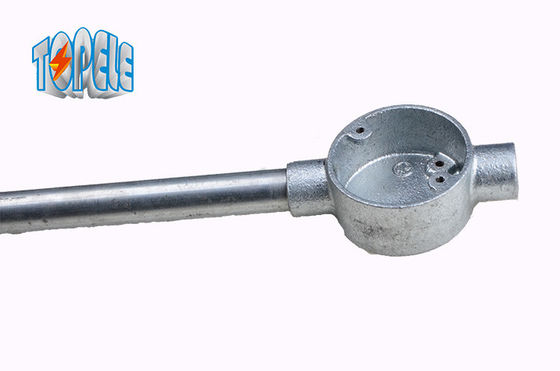 Malleable Cast Iron 2 way  BS4568 conduit  Circular Junction Box