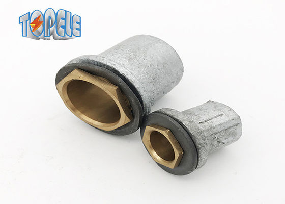 BS Electrical Conduit Malleable Iron Flanged Coupling With Washer And Brass Bush