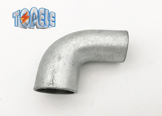 Female Connection BS4568 Conduit Hot Dip Galvanized Malleable Iron Solid Elbow