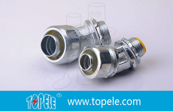 Zinc 90 Degree Liquid Tight Angle Connector Link Pipe