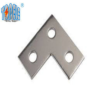Perforated 3 Hole Flat Angle Plate Galvanized Unistrut Channel