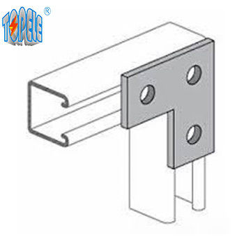Perforated 3 Hole Flat Angle Plate Galvanized Unistrut Channel