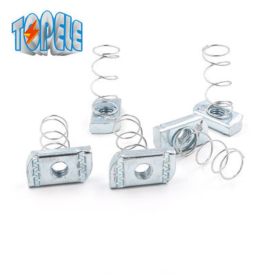 M12 Steel Galvanized Long Spring Channel Nuts