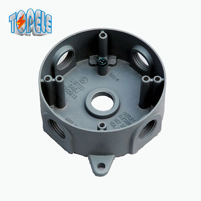 Round Aluminum IP65 Outdoor Weatherproof Outlet Box