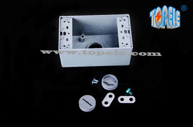 Weatherproof Electrical Boxes 3 Holes Single Gang Outlet Boxes Aluminum