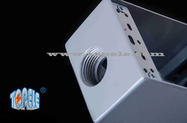 Weatherproof Electrical Boxes 3 Holes Single Gang Outlet Boxes Aluminum