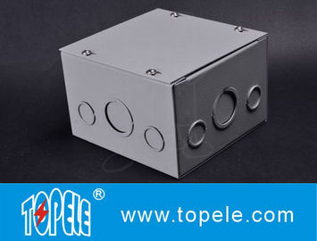 Steel Square Junction Box , Electrical Boxes And Covers Cable Switch Enclosures