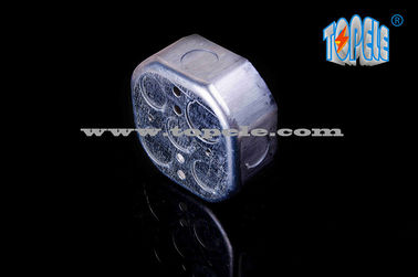 1-7/8&quot; Deep 4” Octagon steel GalvanizedConduit Boxes , Draw construction , tWith five 1/2&quot; and four 3/4&quot; KOS