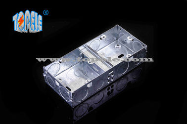 BS4662 GI Switch One Gang / Two Gang Electrical Boxes And Covers, GI Conduit Boxes