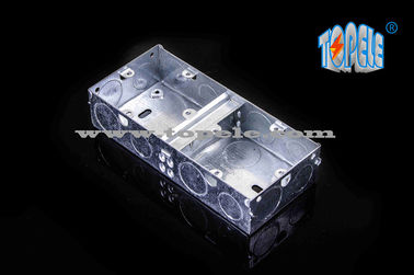 BS4662 GI Switch One Gang / Two Gang Electrical Boxes And Covers, GI Conduit Boxes
