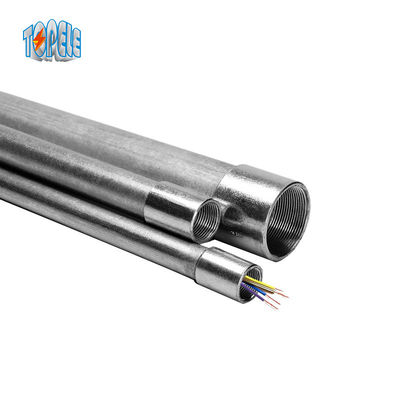 Gi Electrical Pipe BS4568 Conduit Hot DIP Galvanized With Coupler Cap
