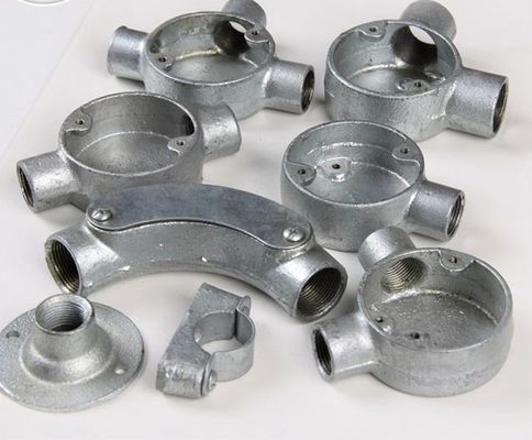 Malleable Iron Aluminum Electrical Junction Box Galvanized 20mm 25mm