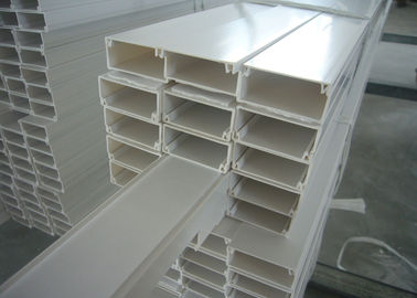 White Grey PVC Electrical Cable Tray Lvd For Wiring Wire Duct
