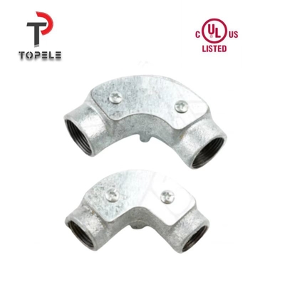 BS4568 Conduit Malleable Iron Inspection Bends Hot Dip