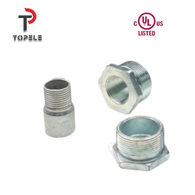 Electrical Metal Tube Fitting Metric Threaded Pipe Reducer SS304 SS316
