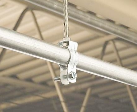 Steel EMT Conduit Hanger With Pipes Silvery 1/2'' - 4''