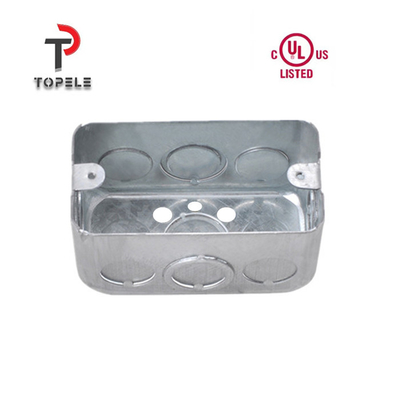 Galvanized Steel Handy Box Rectangular For Surface Mounted Wiring