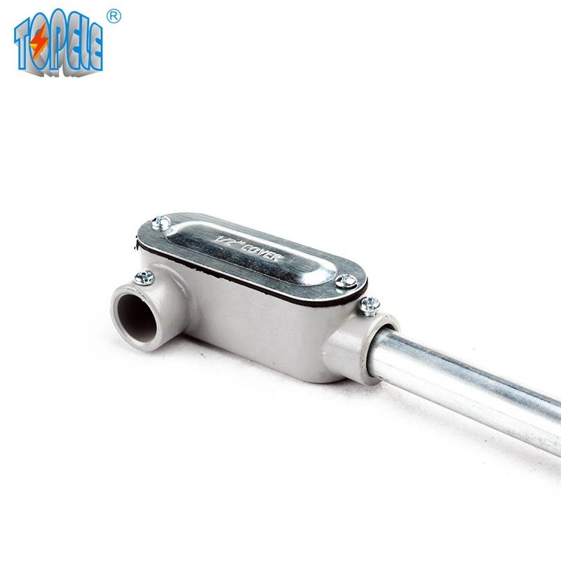 Lr/Ll/C/T/Lb Threaded Rigid Aluminum Conduit Body with Cover